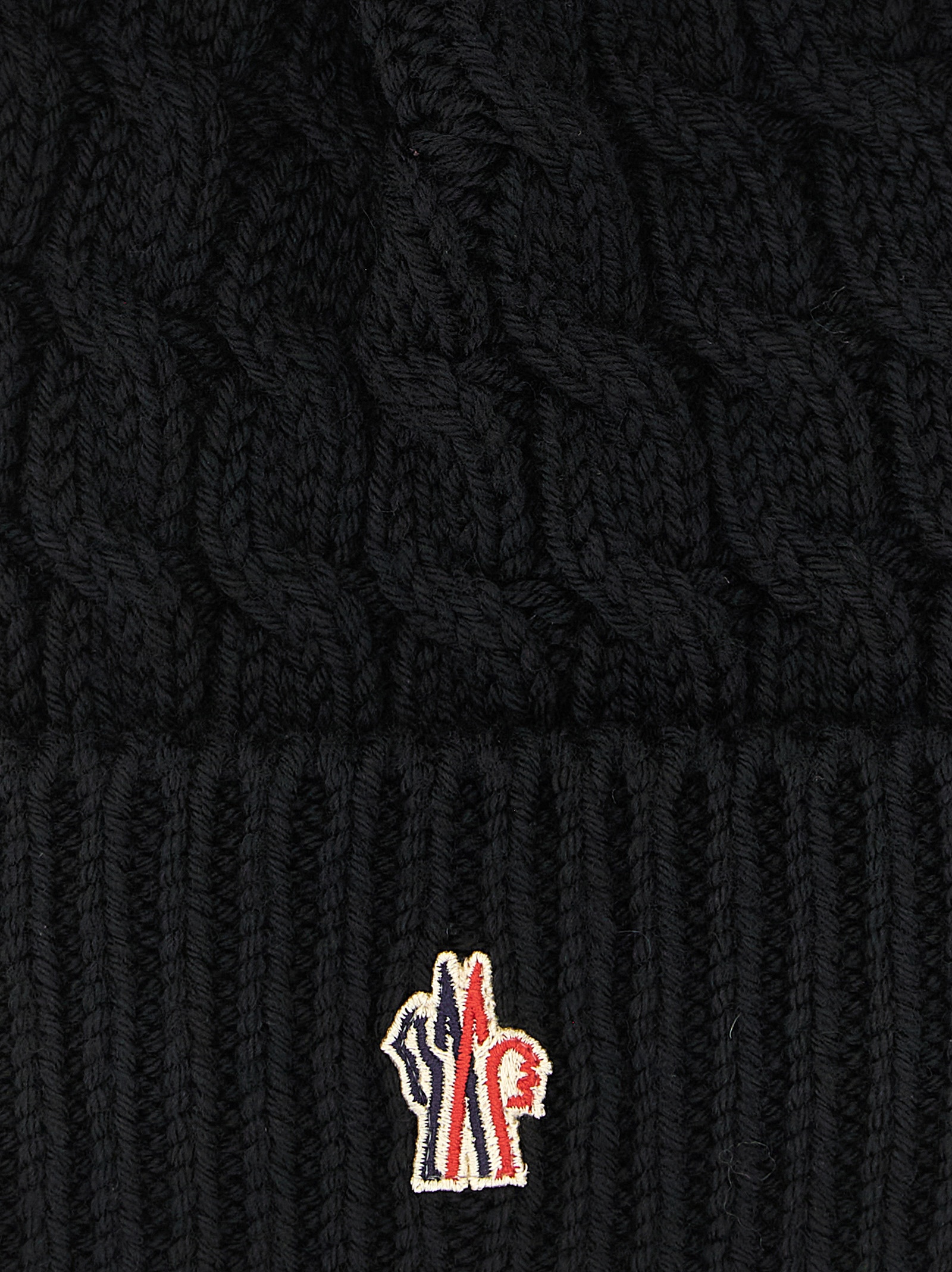 Moncler Grenoble Wool Beanie With Pon-Pon