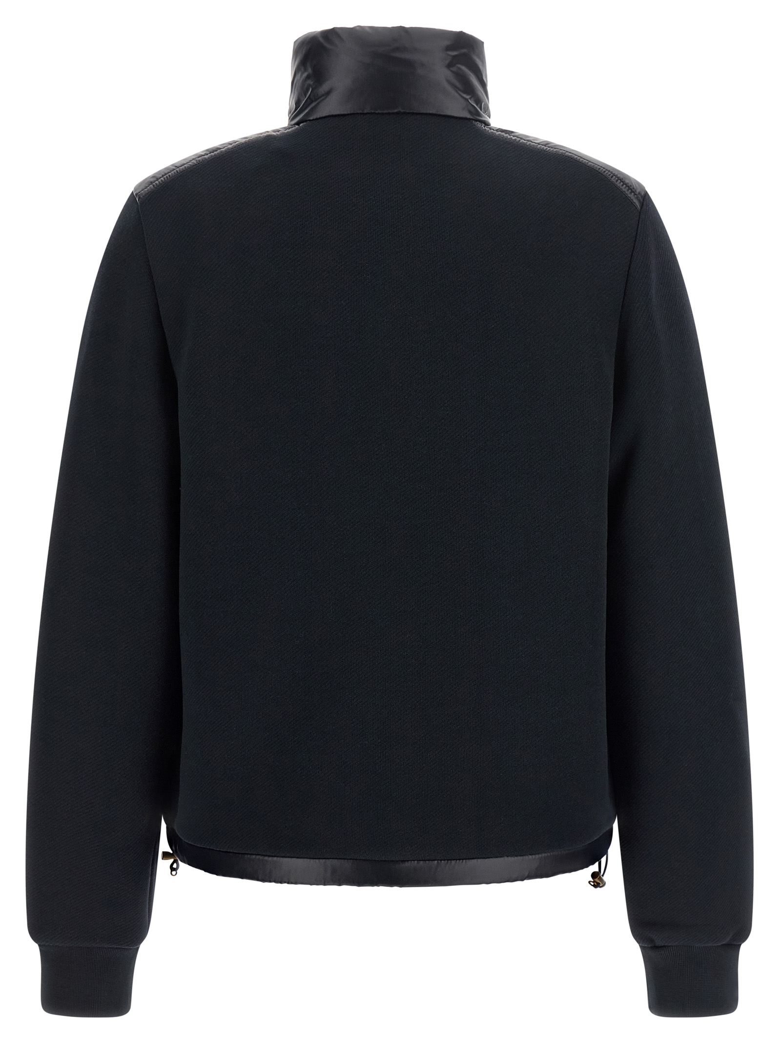 Moncler Two-Material Padded Cardigan