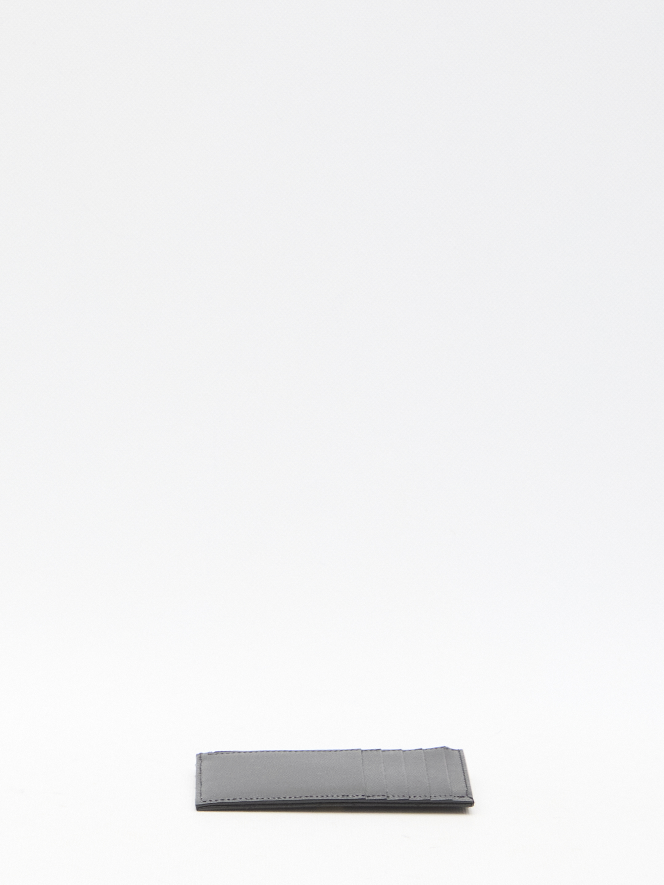 Saint Laurent Monogram Logo-Plaque Quilted Cardholder