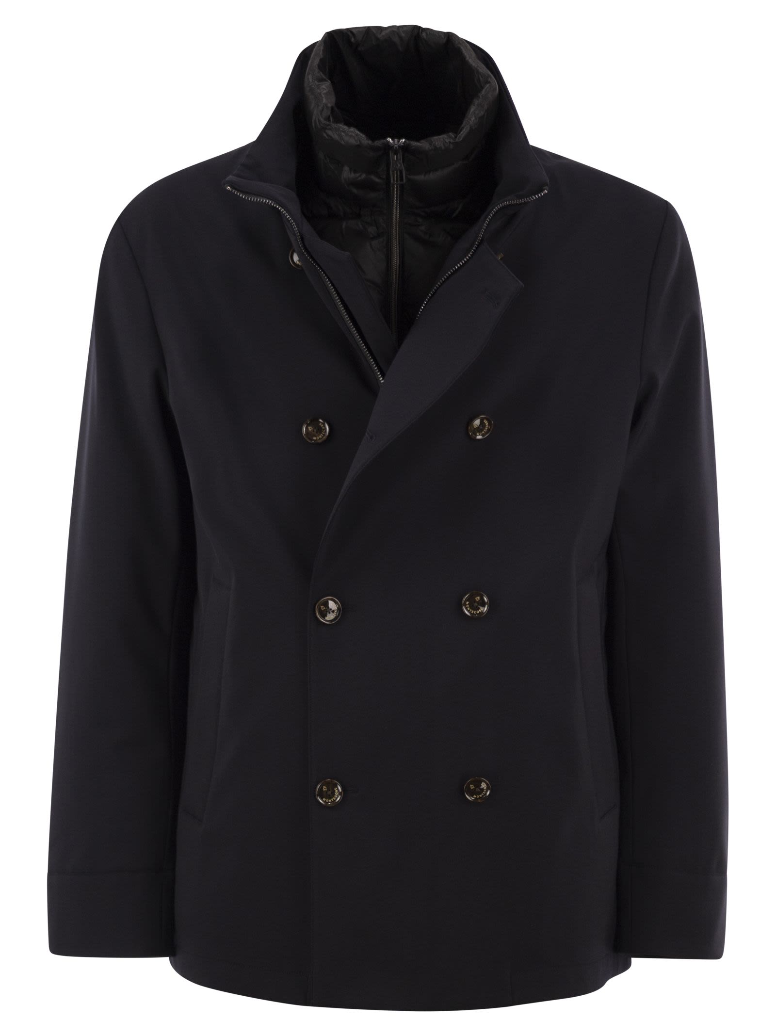 Montecore Double-Breasted Technical Fabric Jacket 