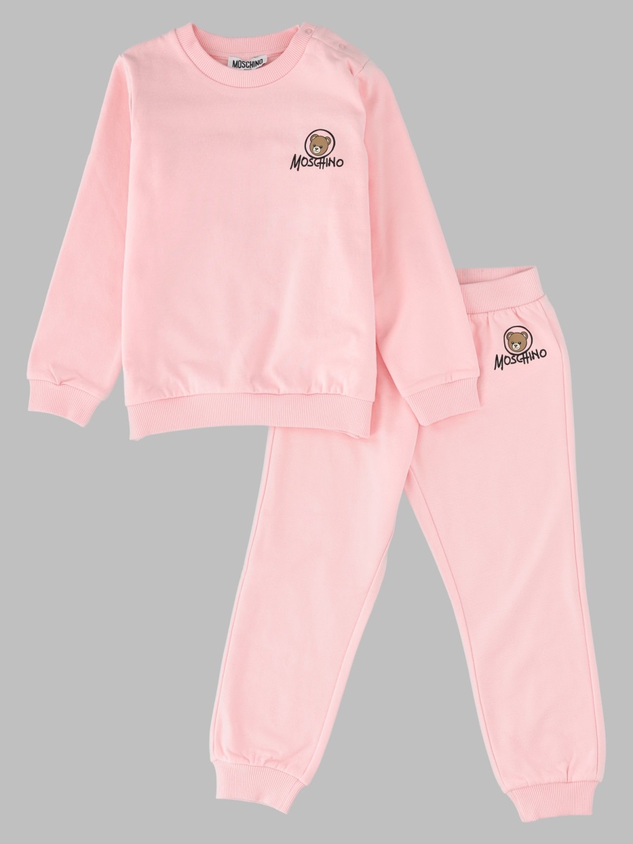 Moschino Set Felpa Giricollo E Pantalone Da Jogge