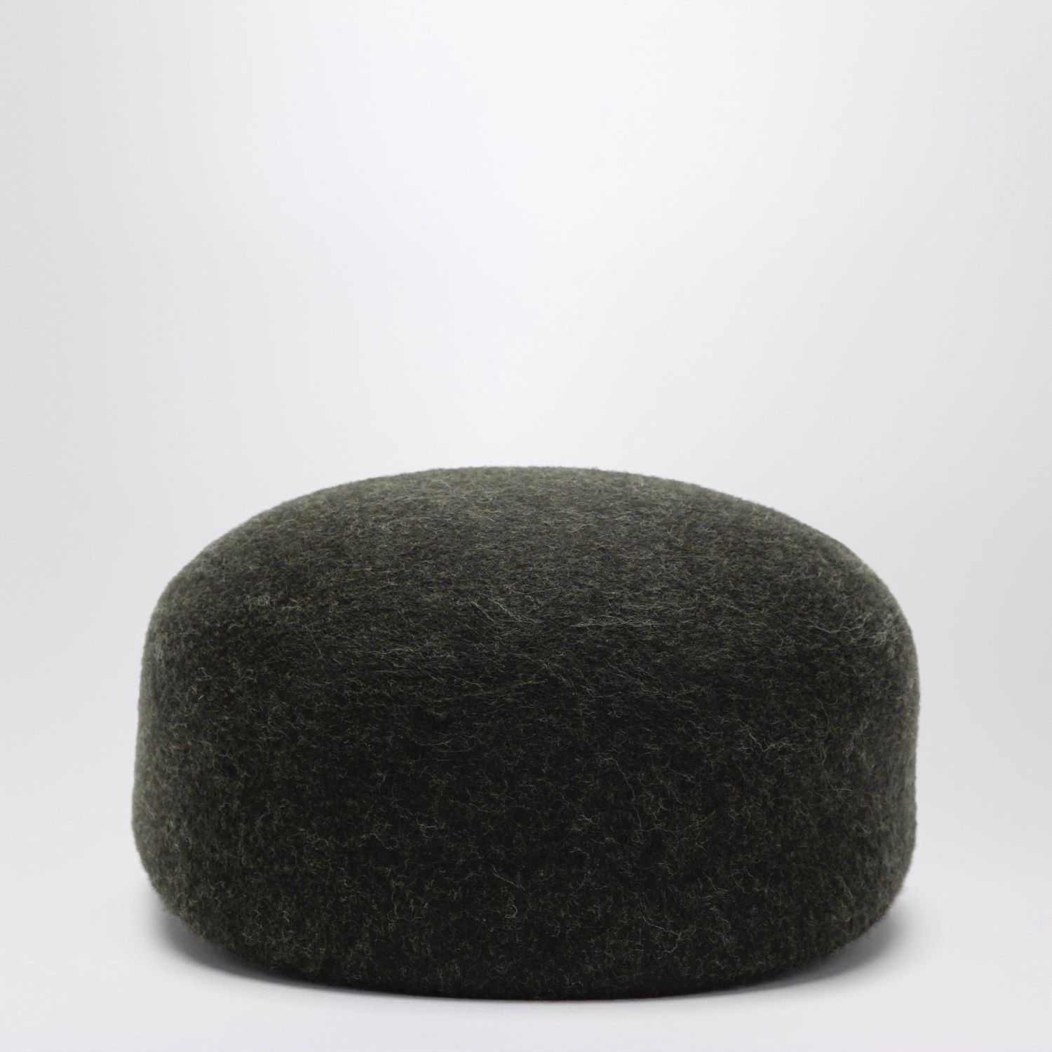 Loro piana Moss Green Wool Felt Flat Cap