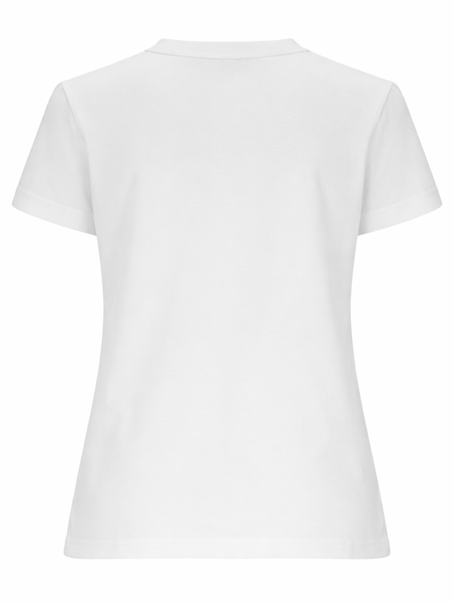 MSGM T-Shirt Con Logo Pennellato