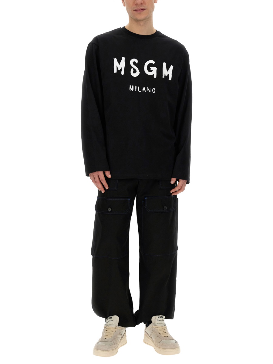 MSGM T-Shirt In Cotone