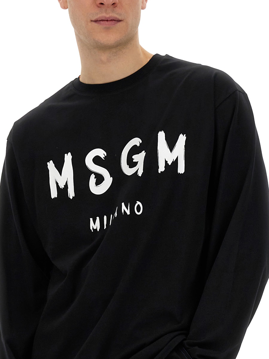 MSGM T-Shirt In Cotone