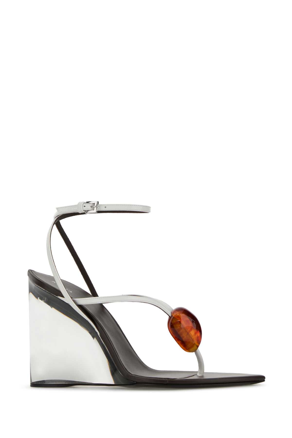 Alaïa Alaia Multicolor Leather Thong Sandals