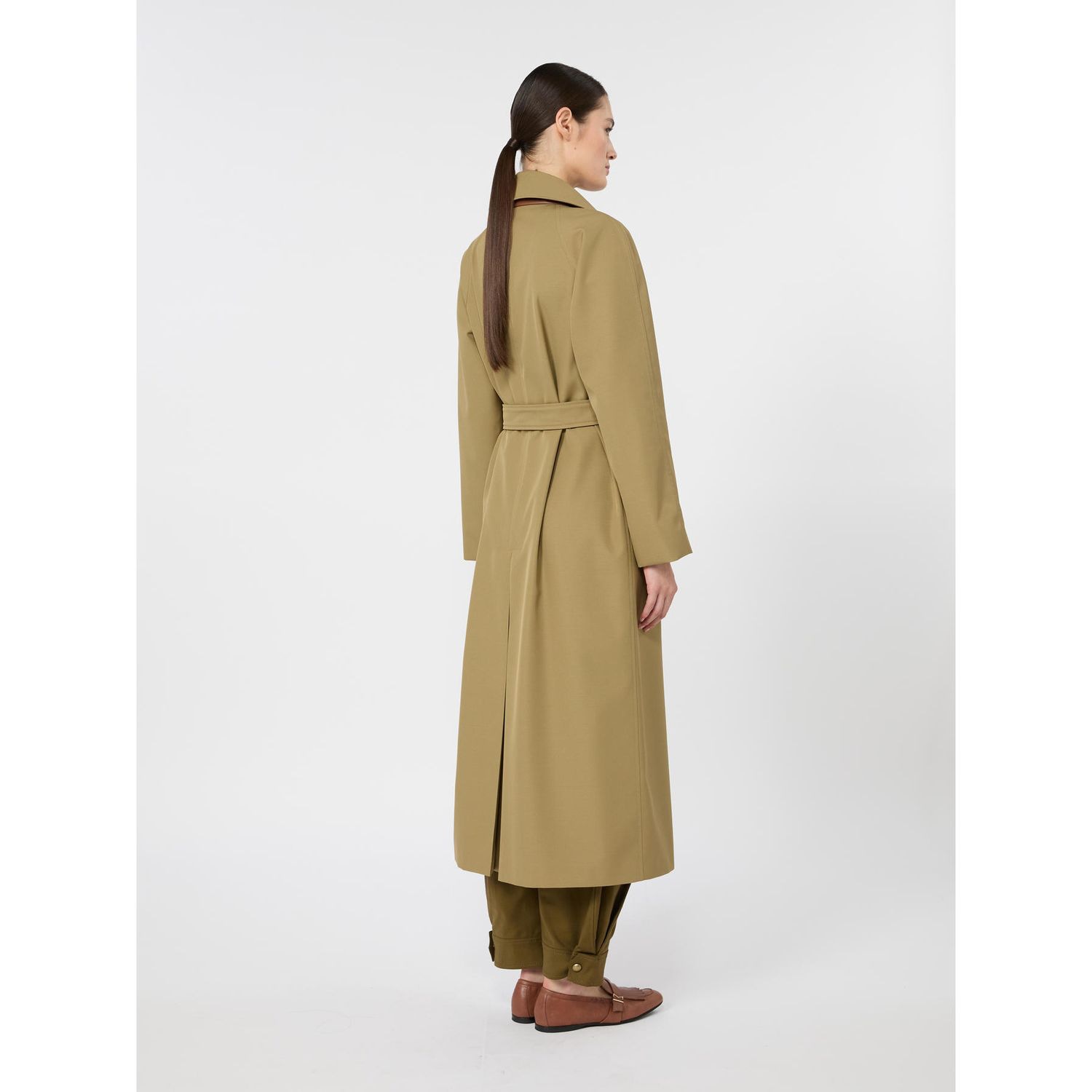 Max Mara Mxmgiusto Raincoat Khaki
