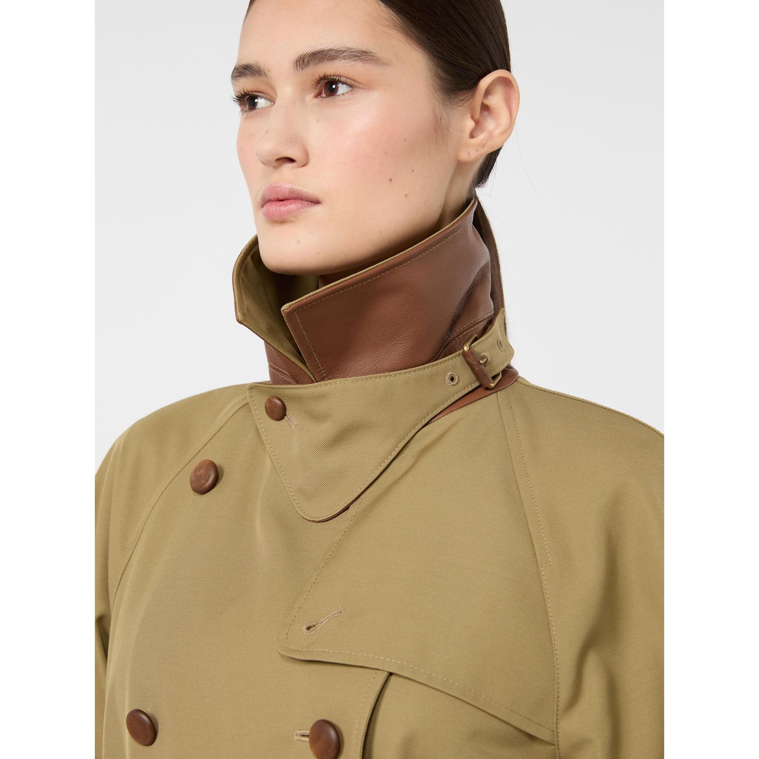Max Mara Mxmgiusto Raincoat Khaki