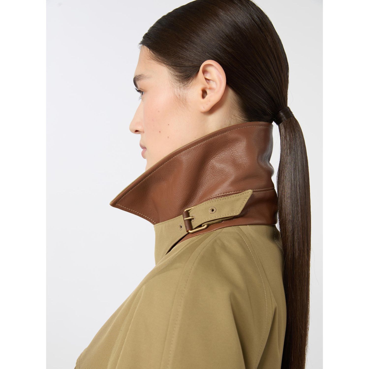 Max Mara Mxmgiusto Raincoat Khaki