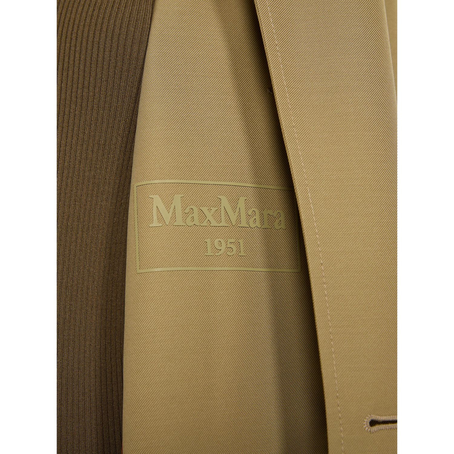 Max Mara Mxmgiusto Raincoat Khaki