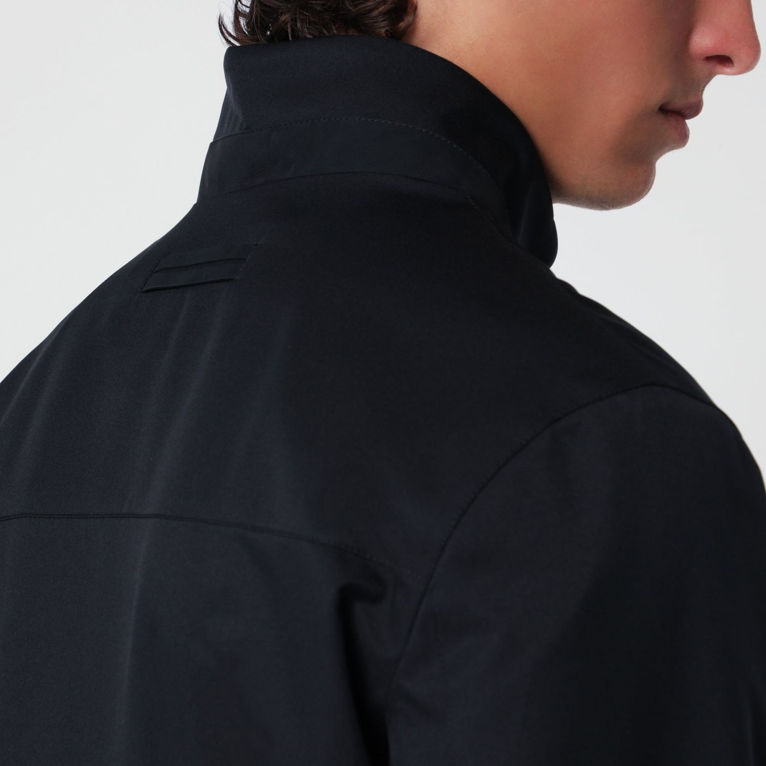 Ermenegildo Zegna Navy Blue Zipup Jacket