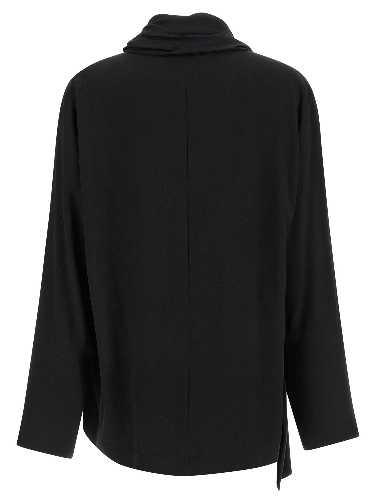 NUDE Draped Panel Blouse