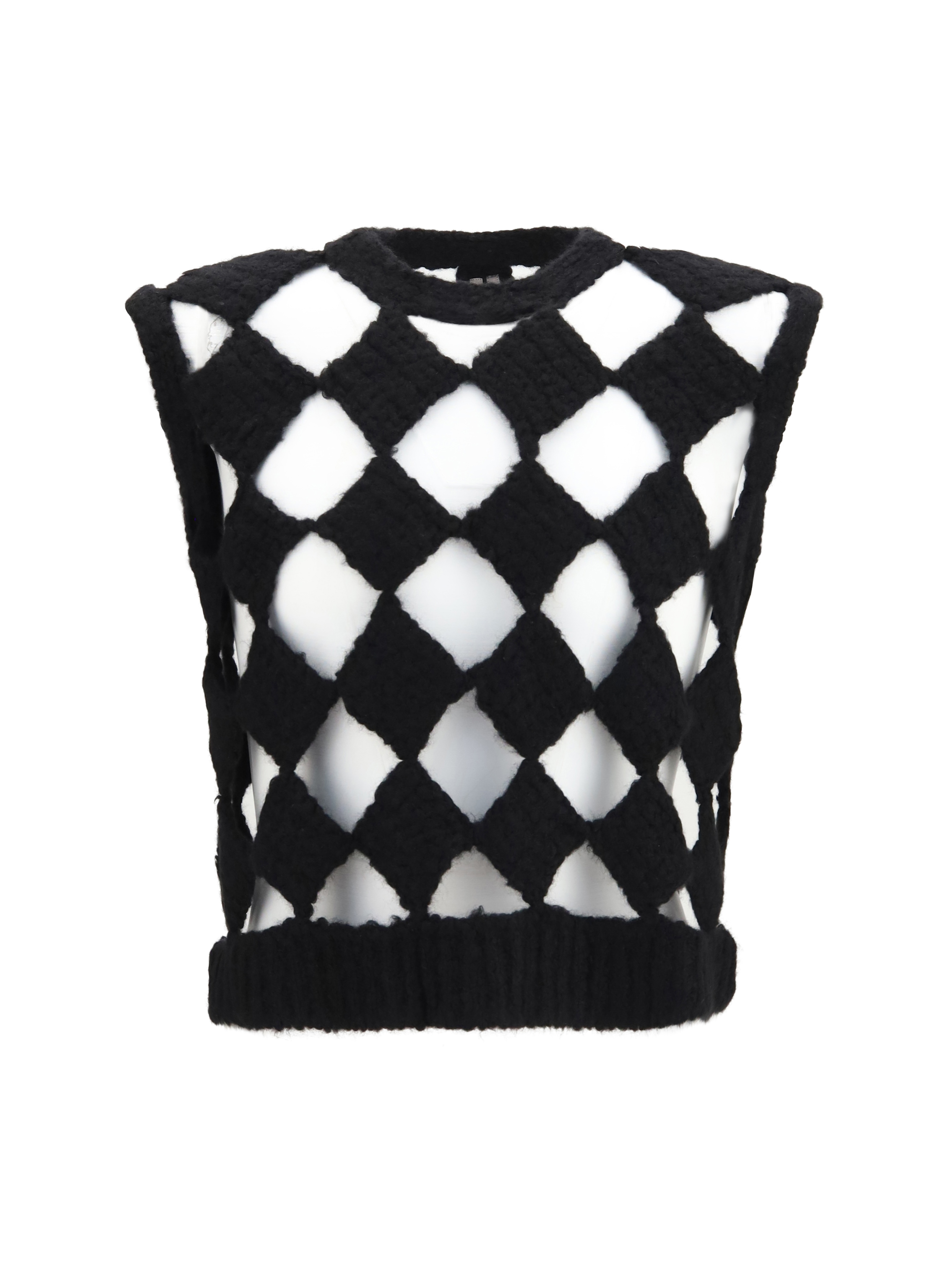 Rick Owens Open Knit Vest