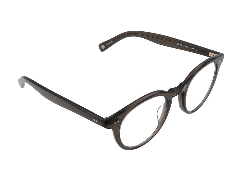 Garret Leight Optical Clune X Black Glass 47/1/1