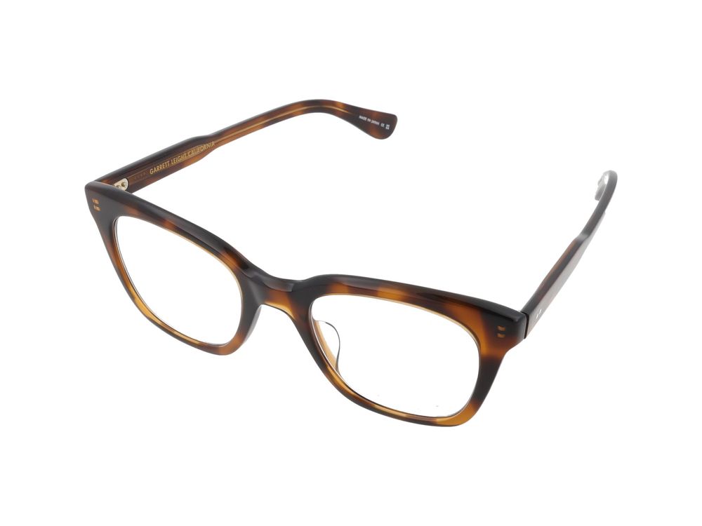 Garret Leight Optical El Rey Spotted Brown Shell 48/1/