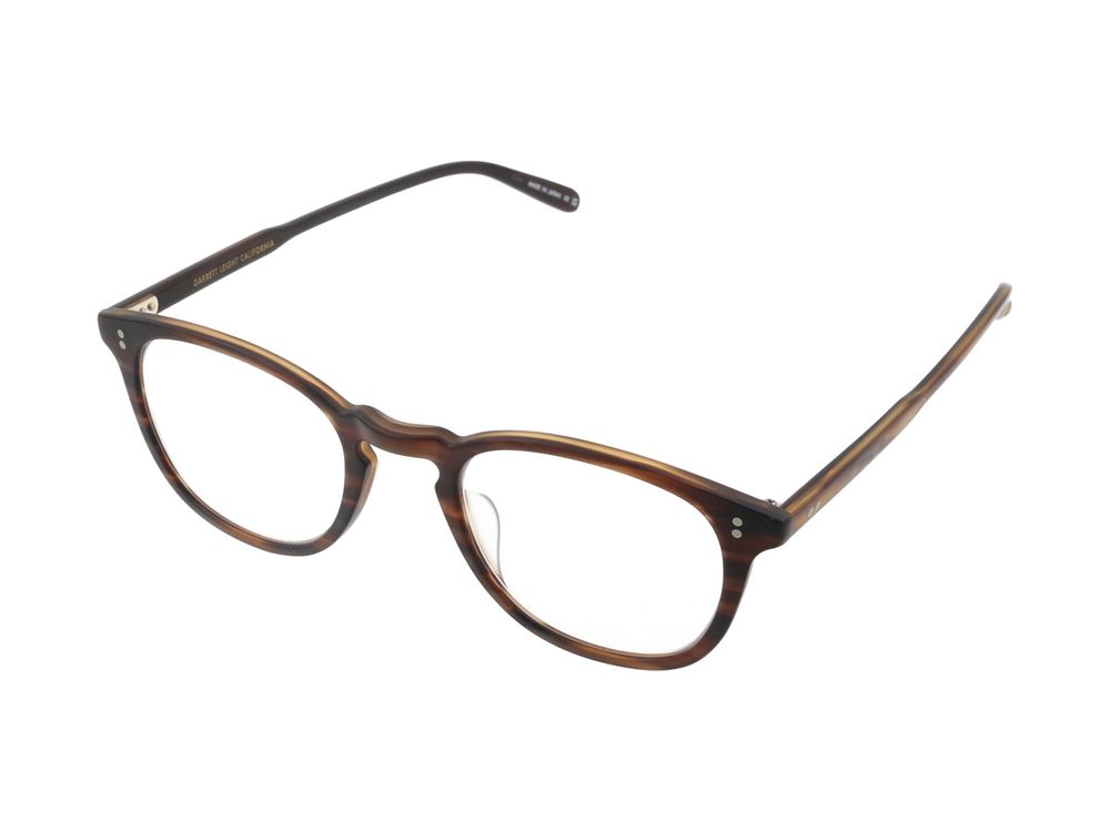 Garret Leight Optical Kinney Matte Brandy Tortoise 47/