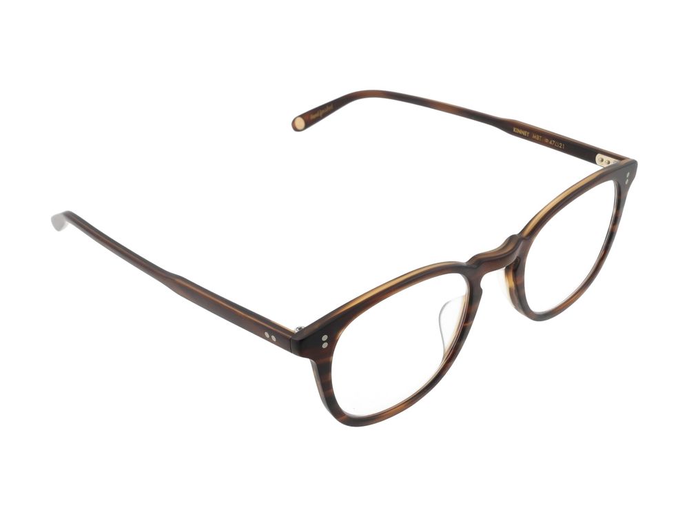 Garret Leight Optical Kinney Matte Brandy Tortoise 47/
