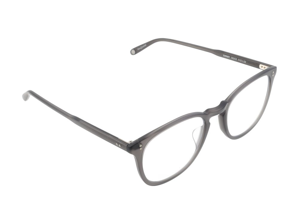 Garret Leight Optical Kinney Matte Grey Crystal 51/1/1