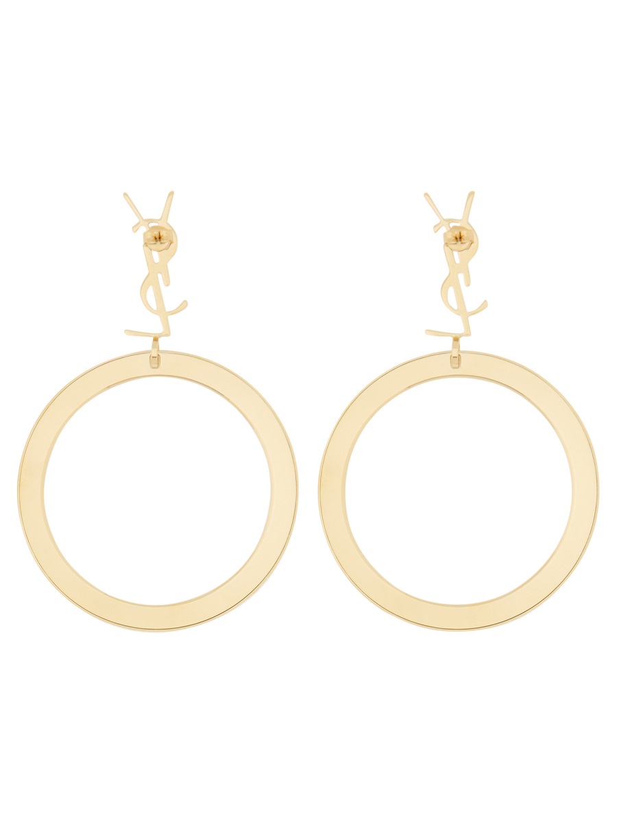 Saint Laurent Orecchini Cassandre Con Pendente