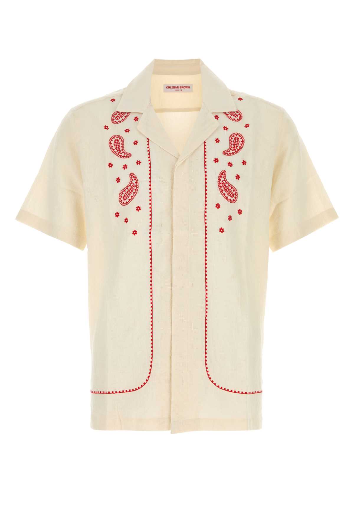 Orlebar Brown Maitan Paisley Embroidery
