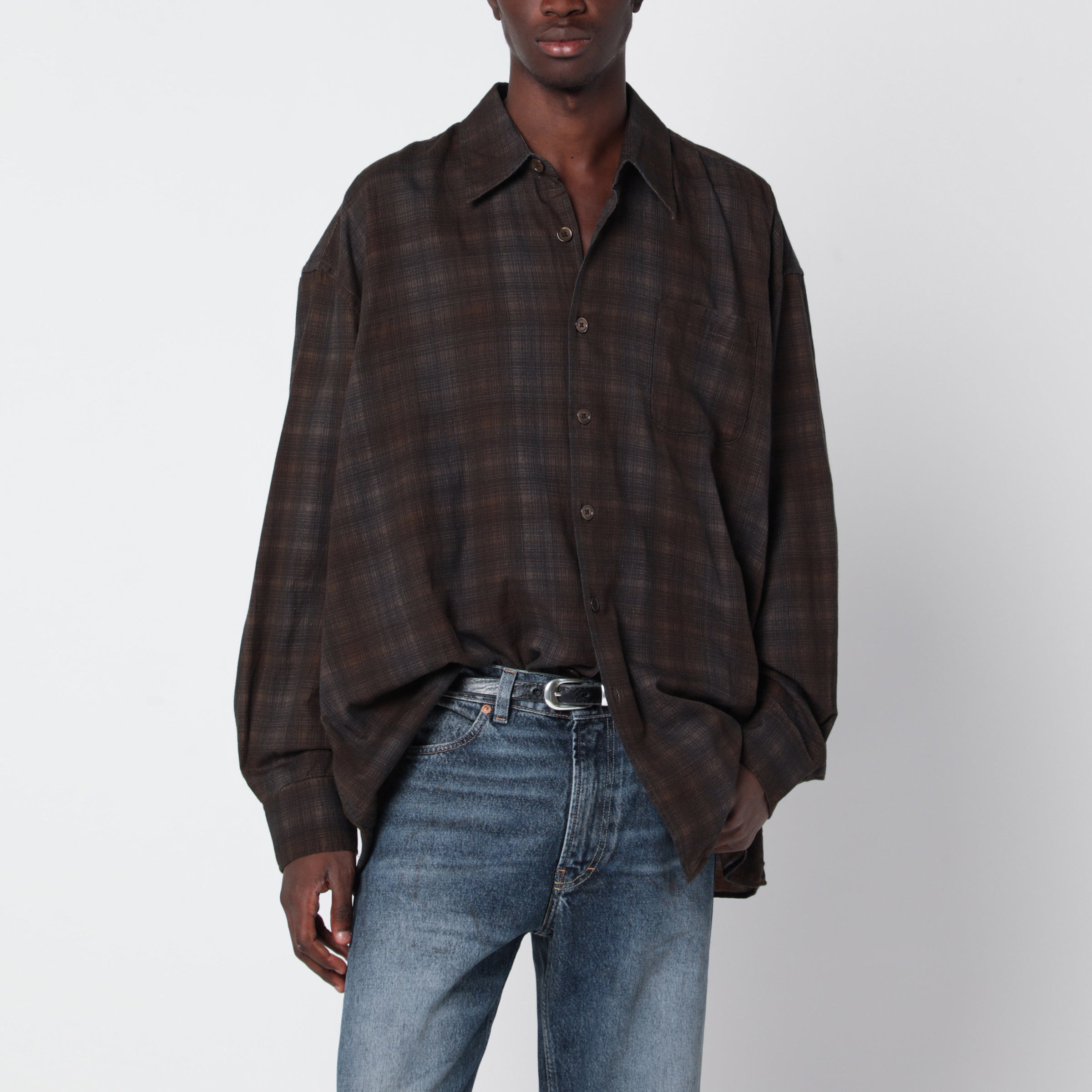 Our legacy Borrowed Checked Cotton Shirt