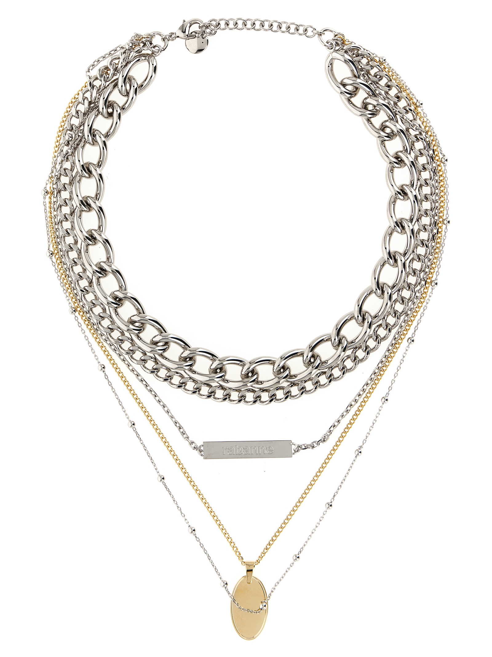 Paco Rabanne ' Collier 5 Rangs' Necklace