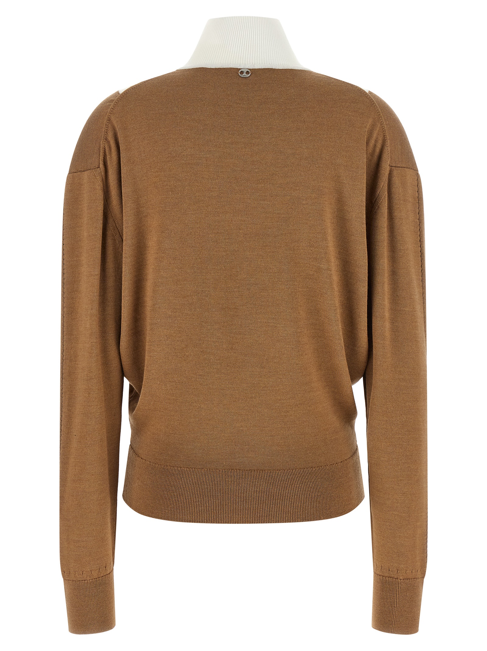 Paco Rabanne Sweater With Perforated Intarsia