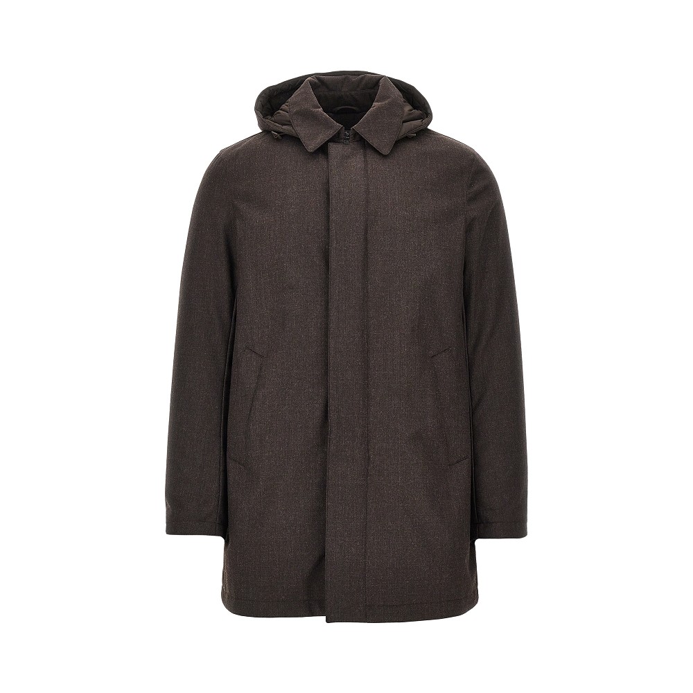 Herno Padded Technical Wool Down Jacket