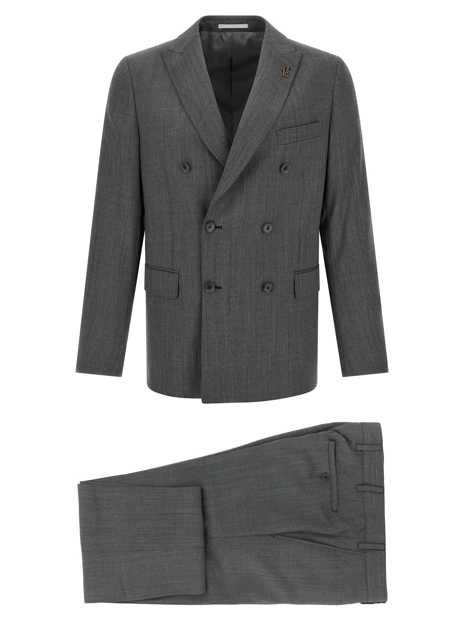 PAL Zileri Double-Breasted Wool Dress