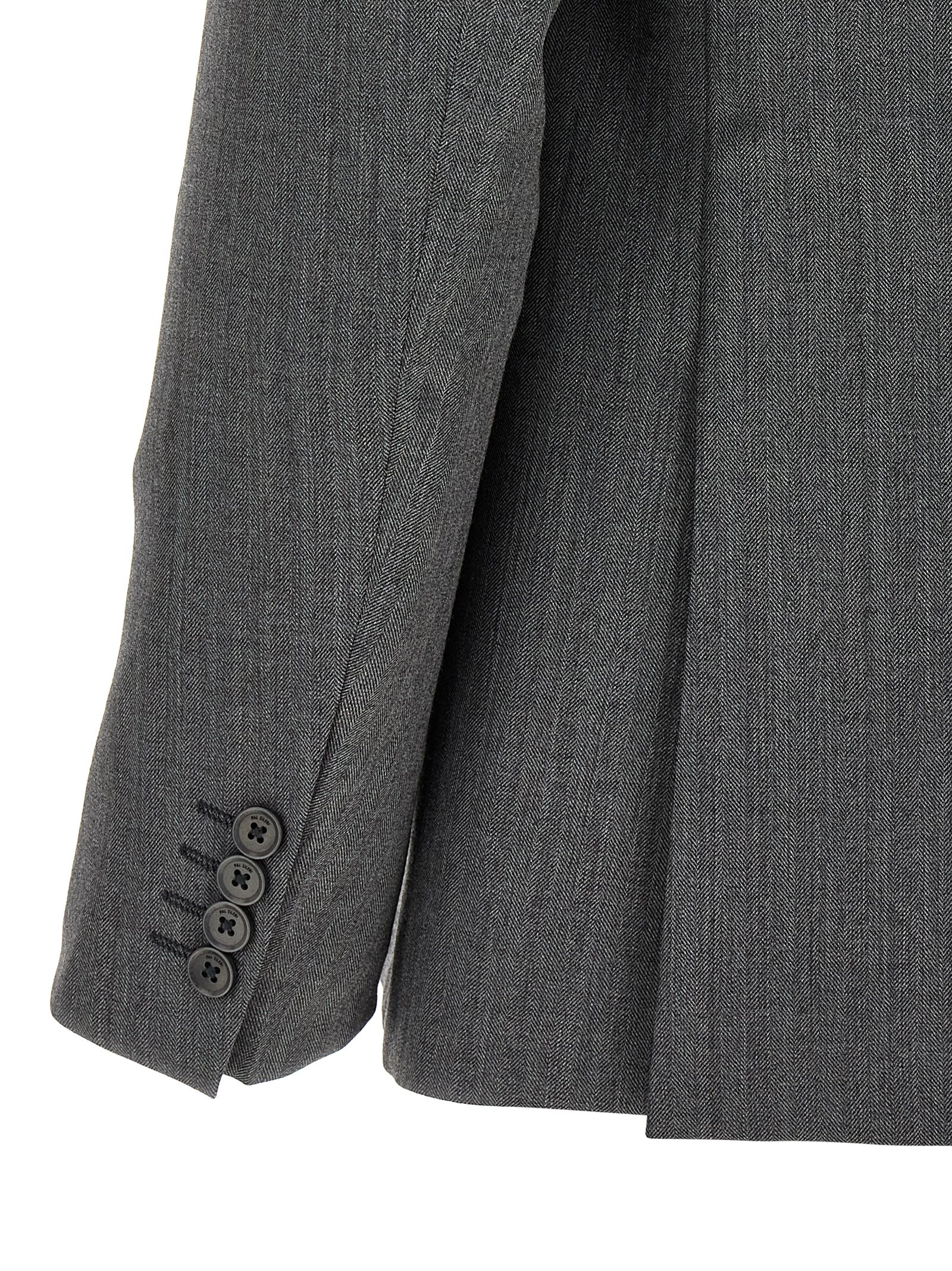 PAL Zileri Double-Breasted Wool Dress