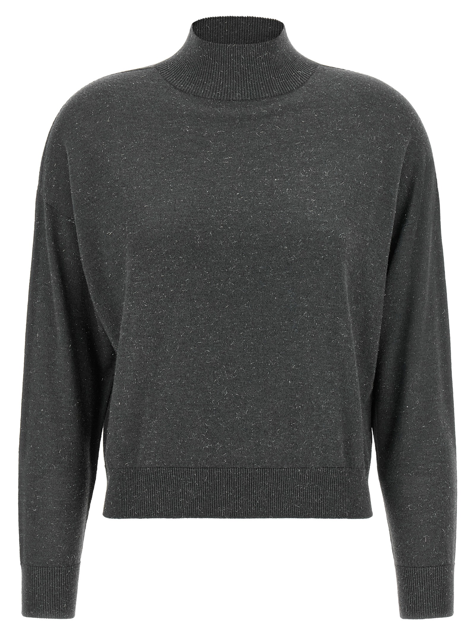 Peserico Lamé Thread Turtleneck Sweater