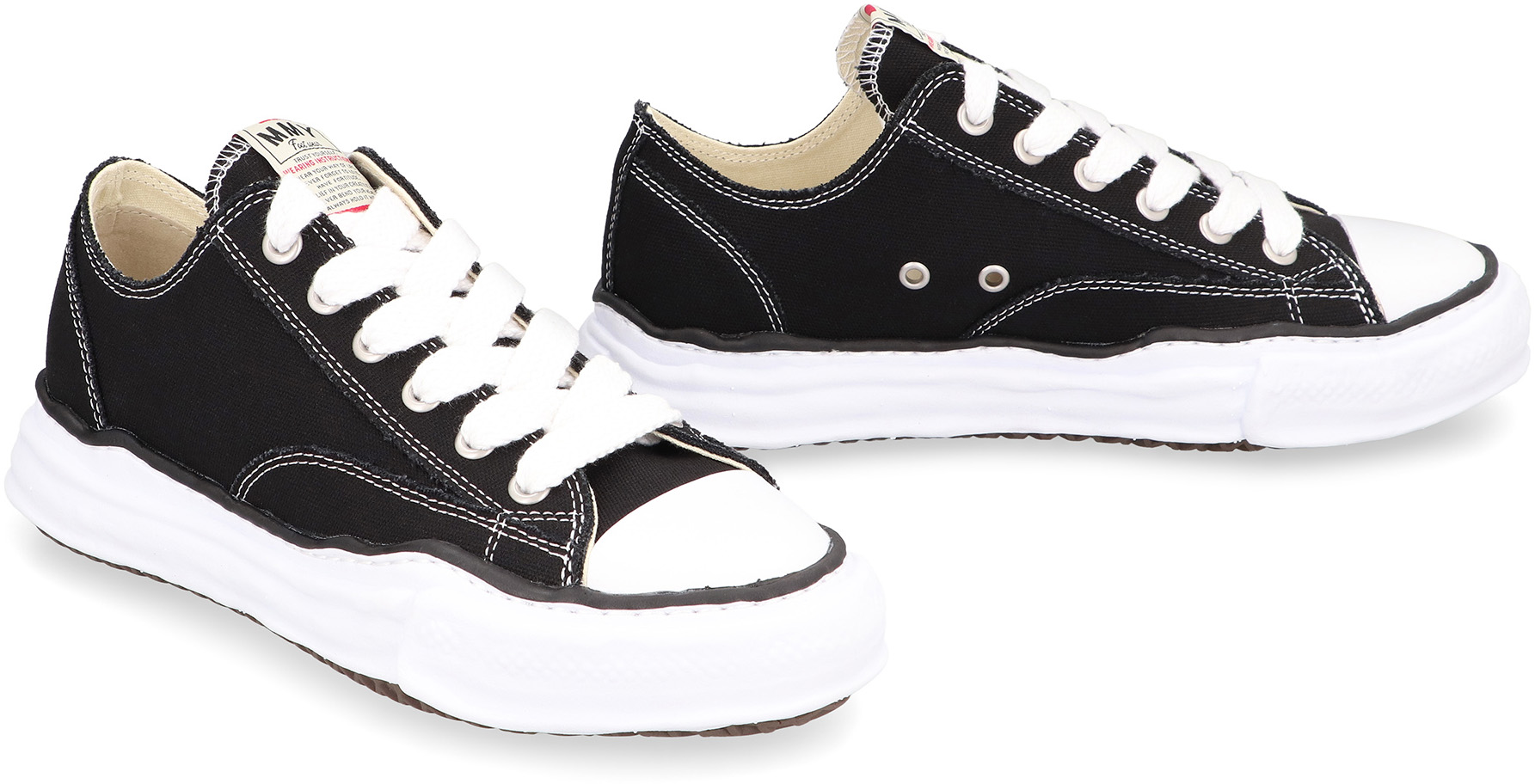 Maison mihara yasuhiro Peterson Canvas Low-Top Sneakers