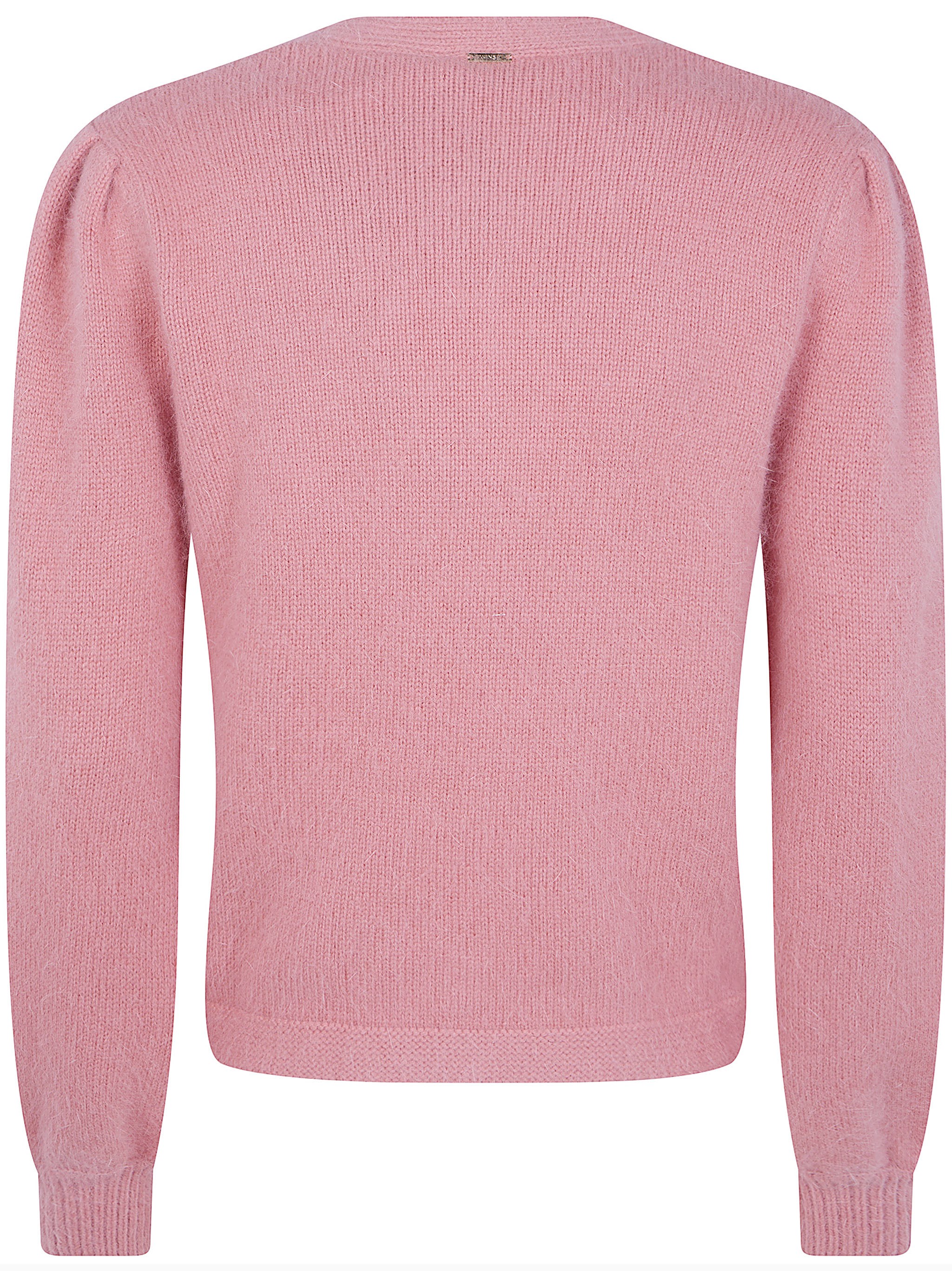 Twin-Set Pink Purple Polyamide Cardigan