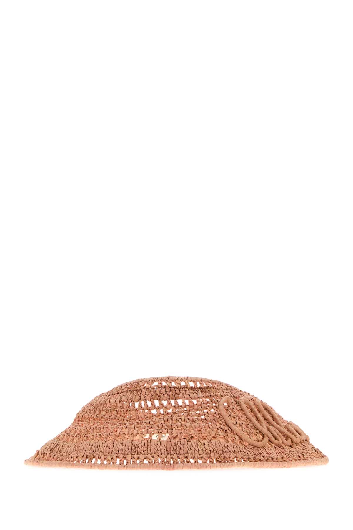 Chloé Pink Raffia Visor