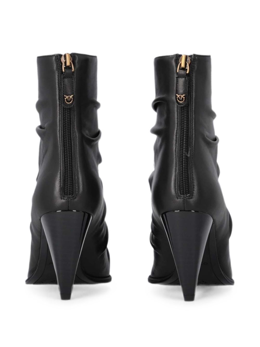 Pinko Black Goat Leather Pumps