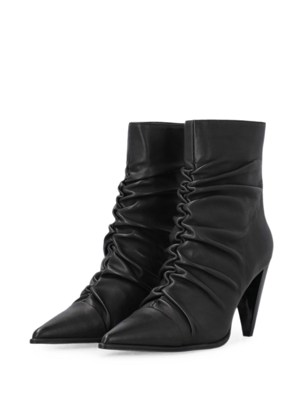 Pinko Black Goat Leather Pumps