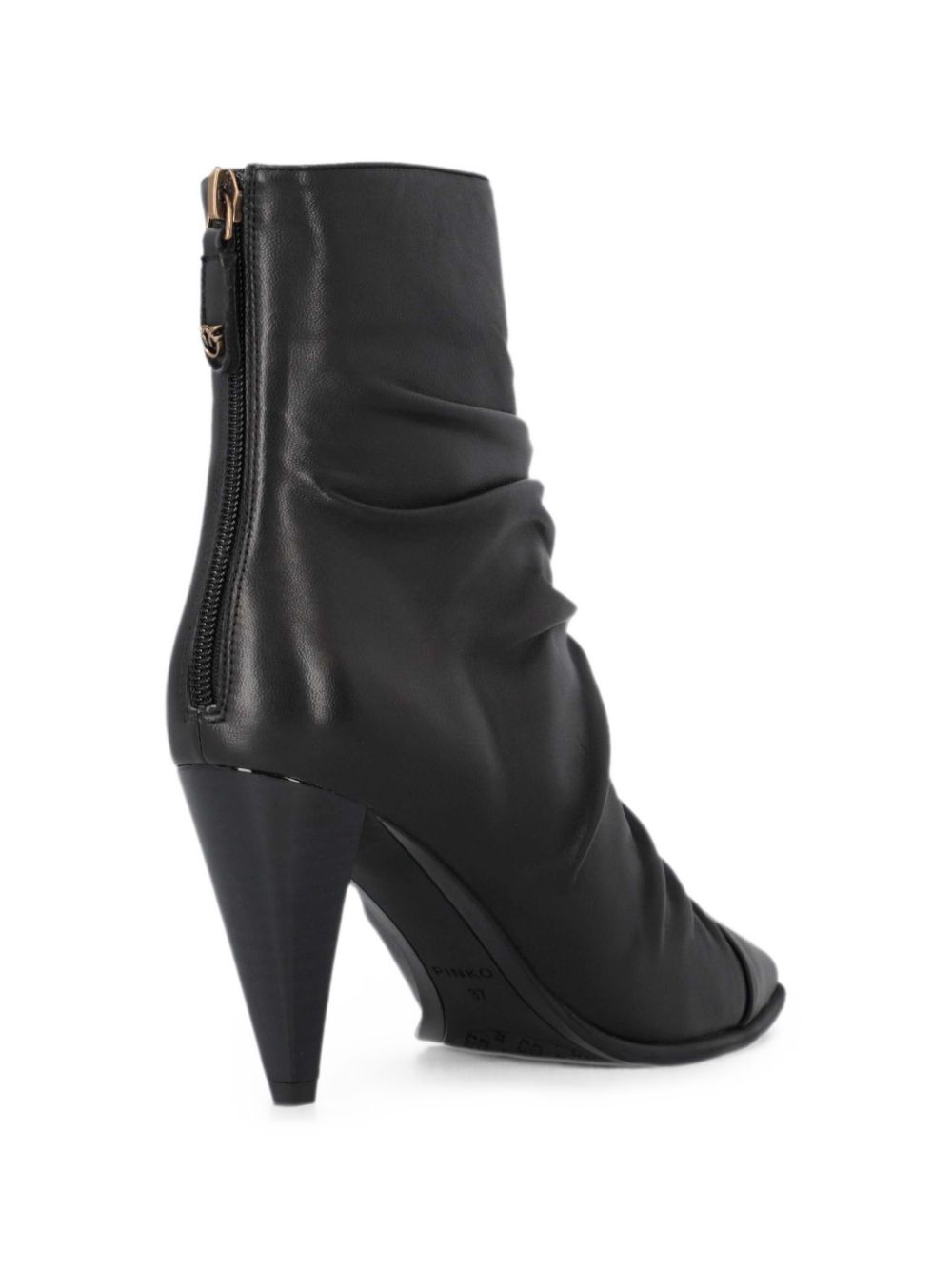 Pinko Black Goat Leather Pumps