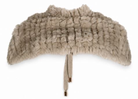 Pinko Grey Polyester Balaclava