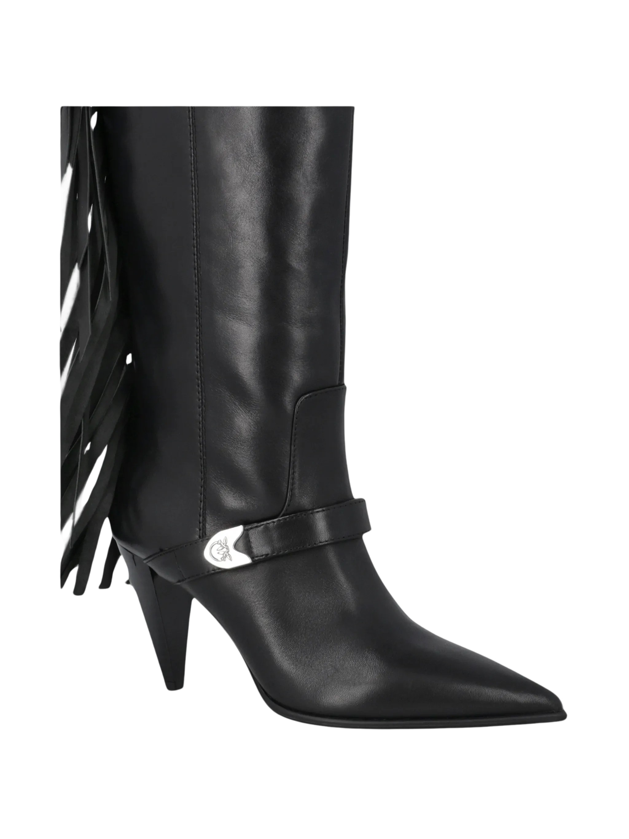 Pinko Leather Knee High Boots