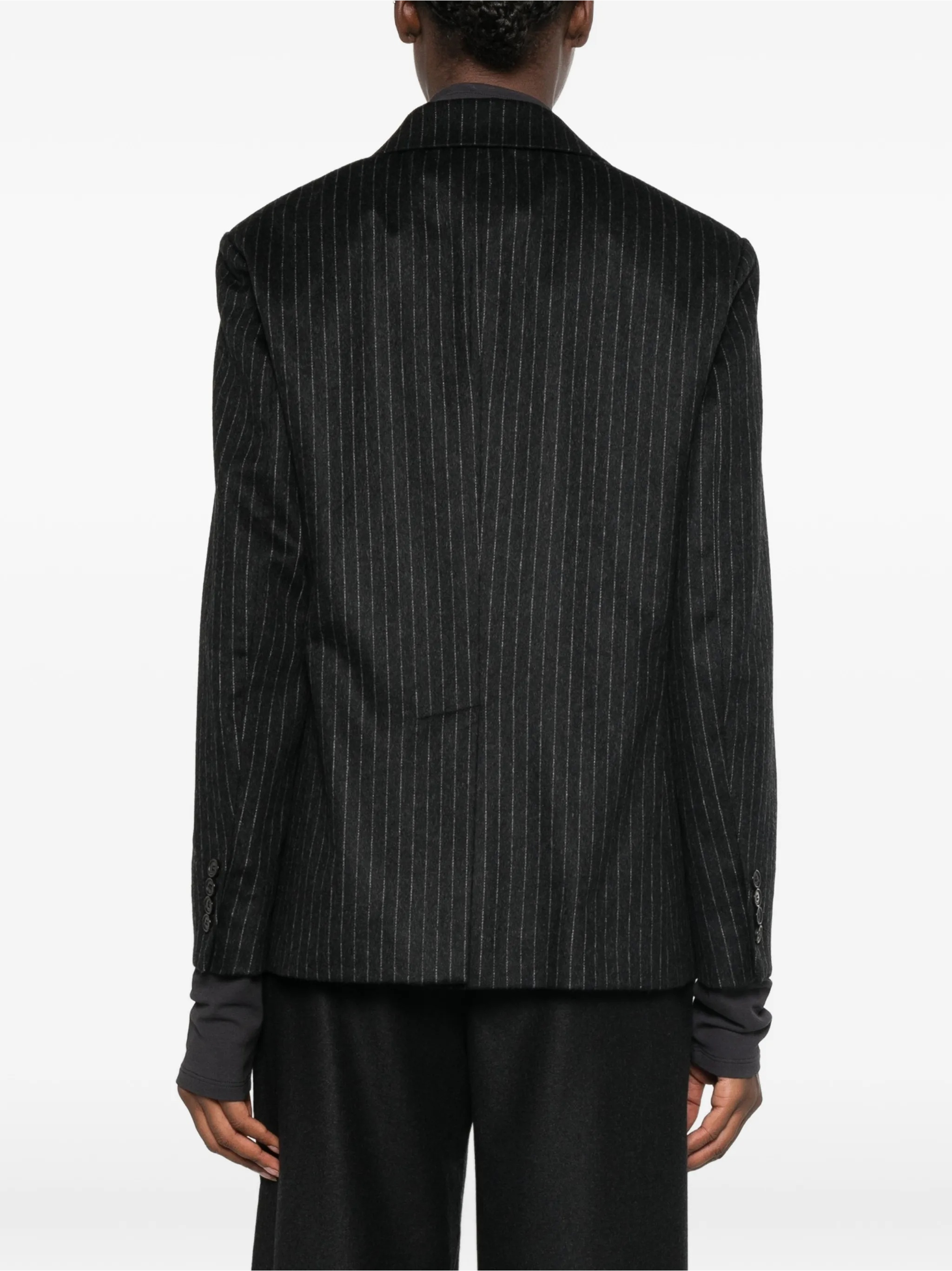 Barena Pinstripe-Pattern Notched-Lapels Jacket