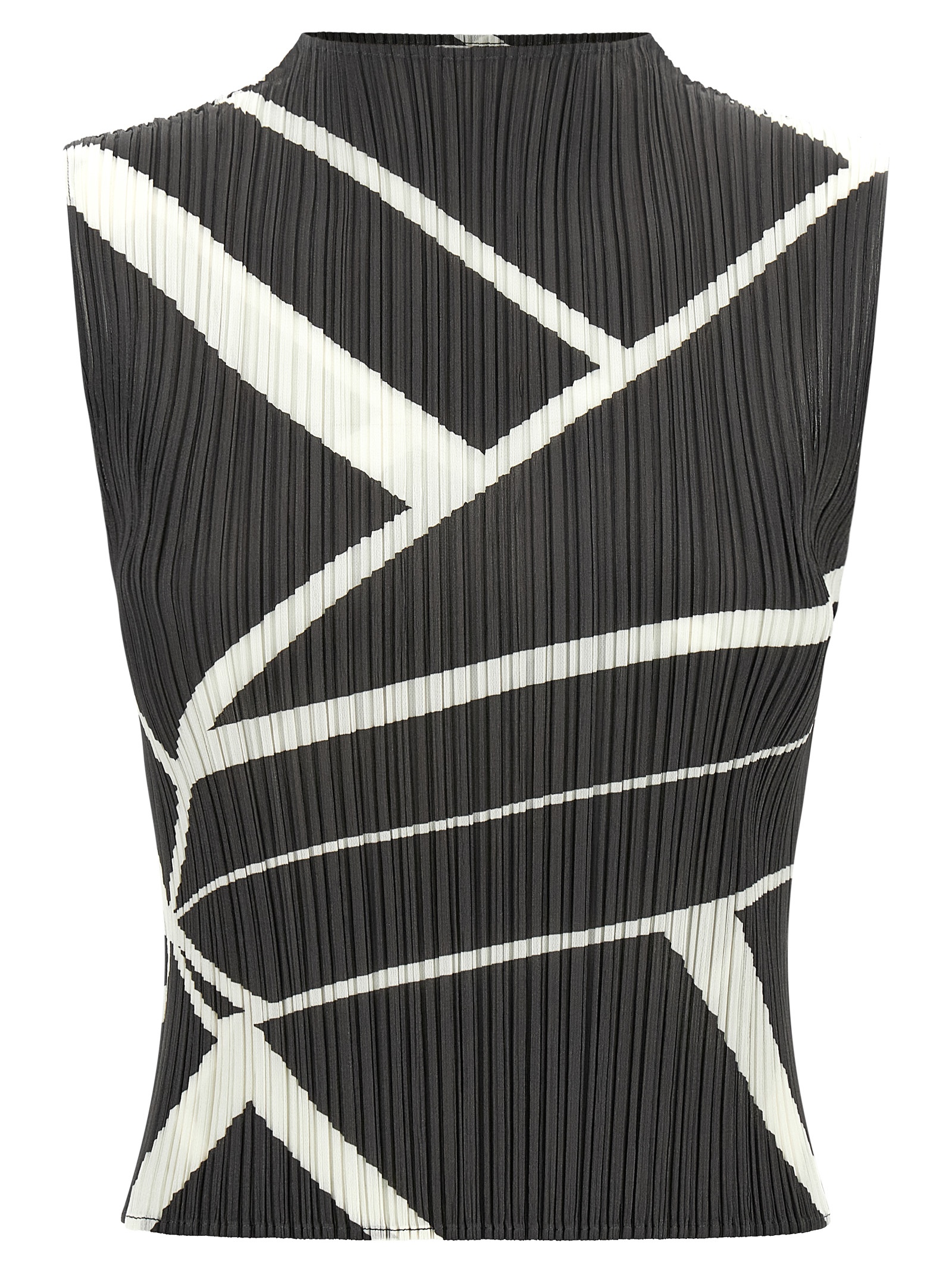 Pleats Please Issey Miyake 'Fold Line' Blouse