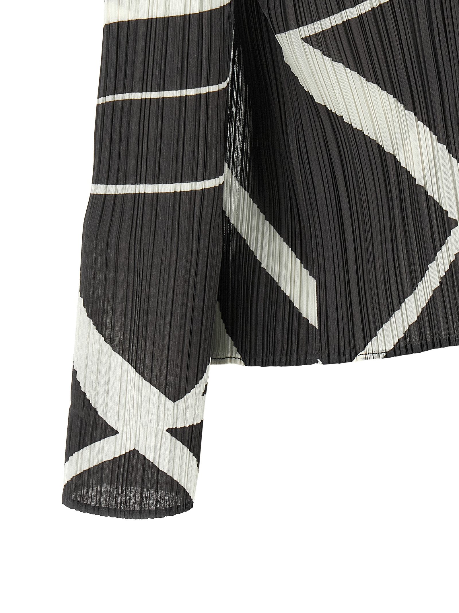Pleats Please Issey Miyake 'Fold Line' Cardigan