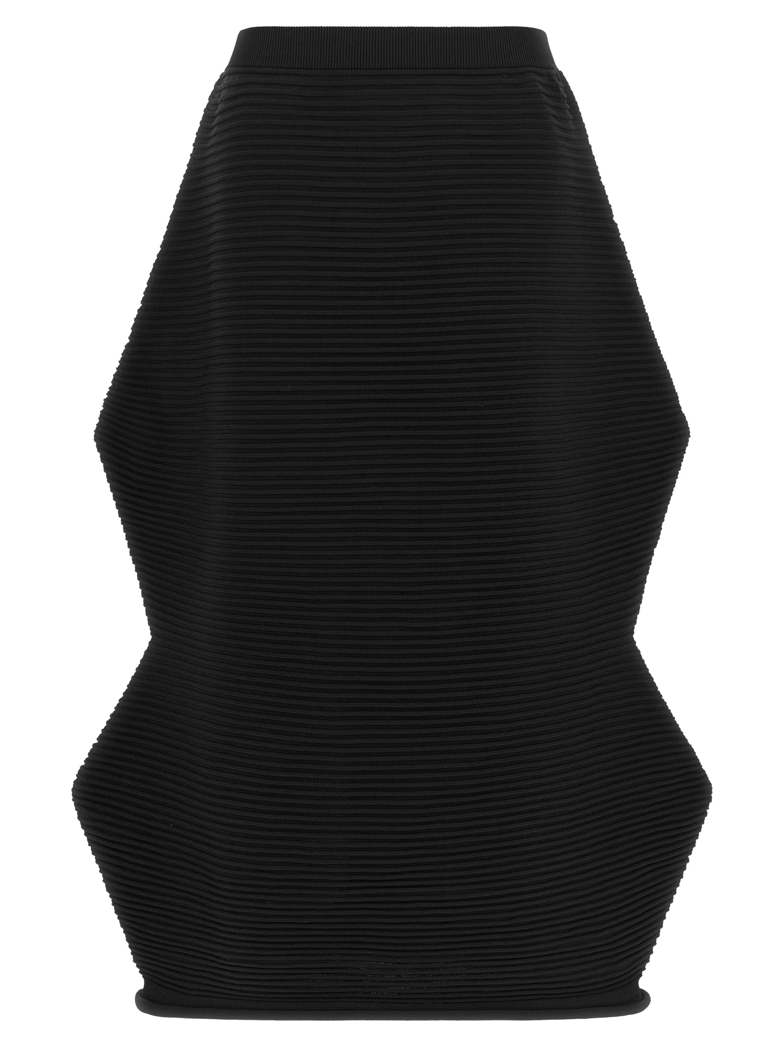 Pleats Please Issey Miyake 'Zig Zag Knit' Skirt