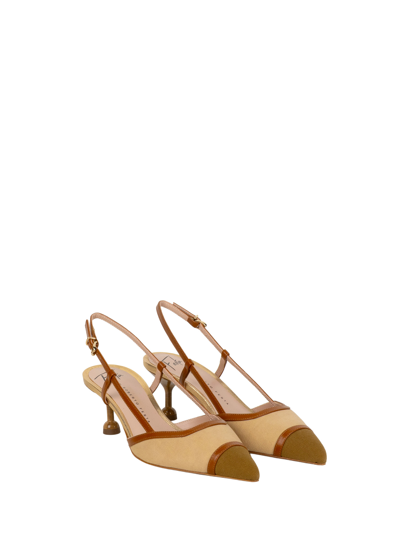 Roberto Festa Pointed Toe Heeled Sandals