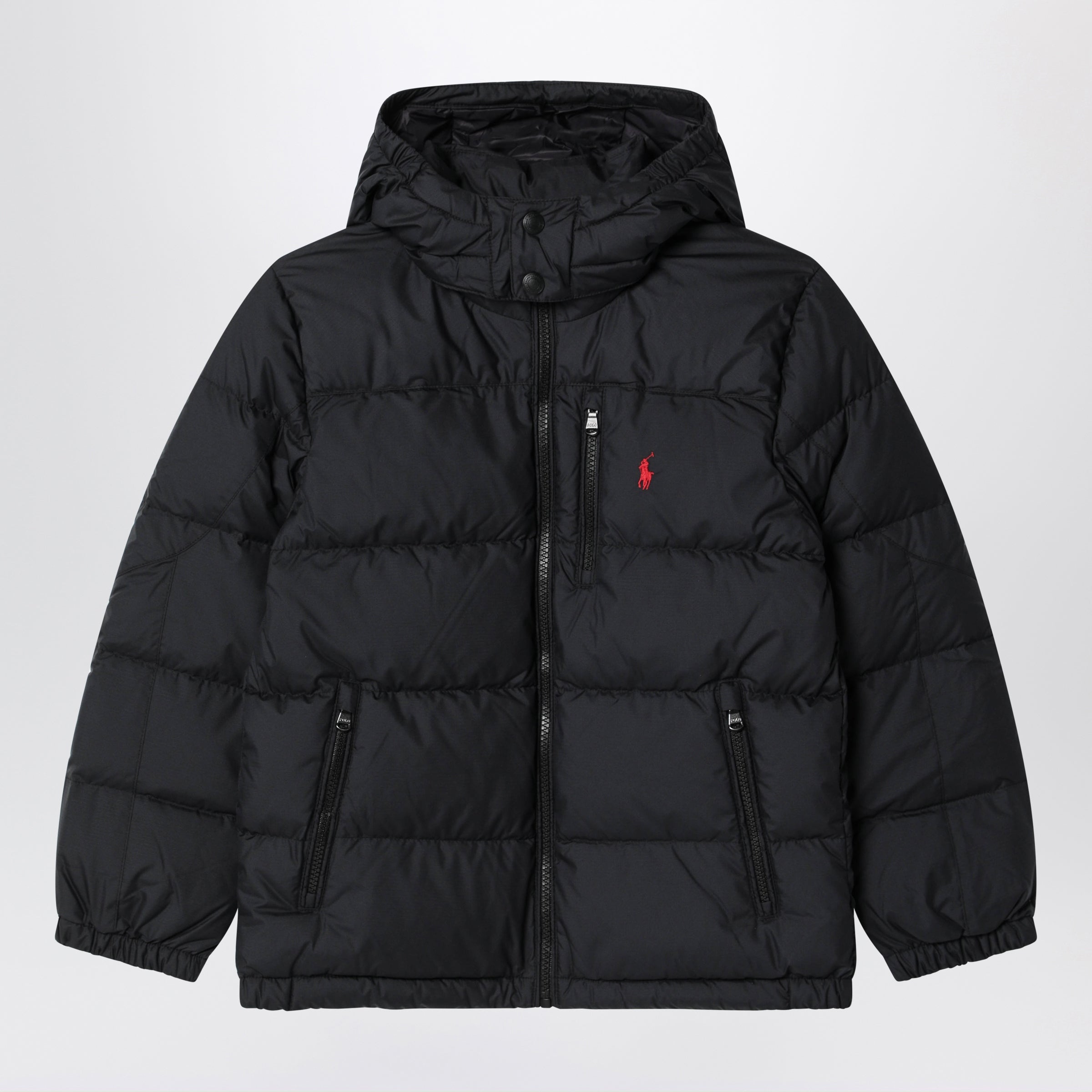 Polo Ralph Lauren Gorham Black Hooded Down Jacket