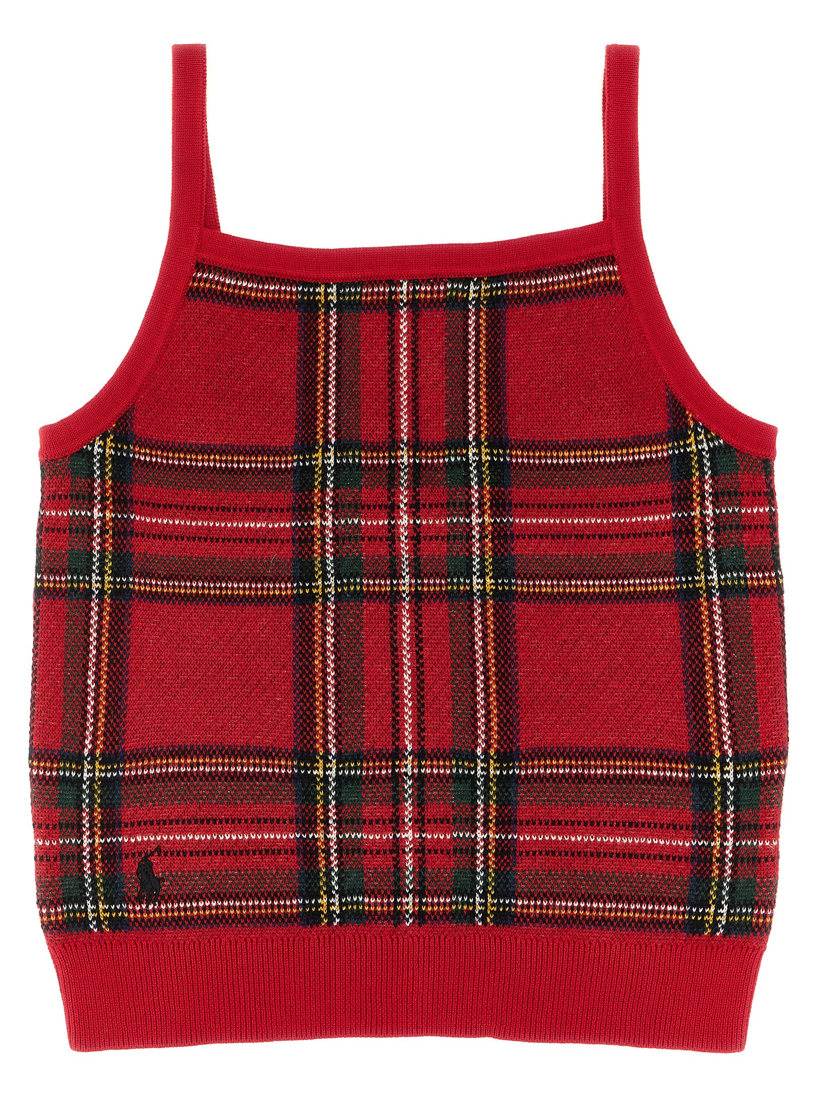 Polo Ralph Lauren Scottish Cardigan And Top Set