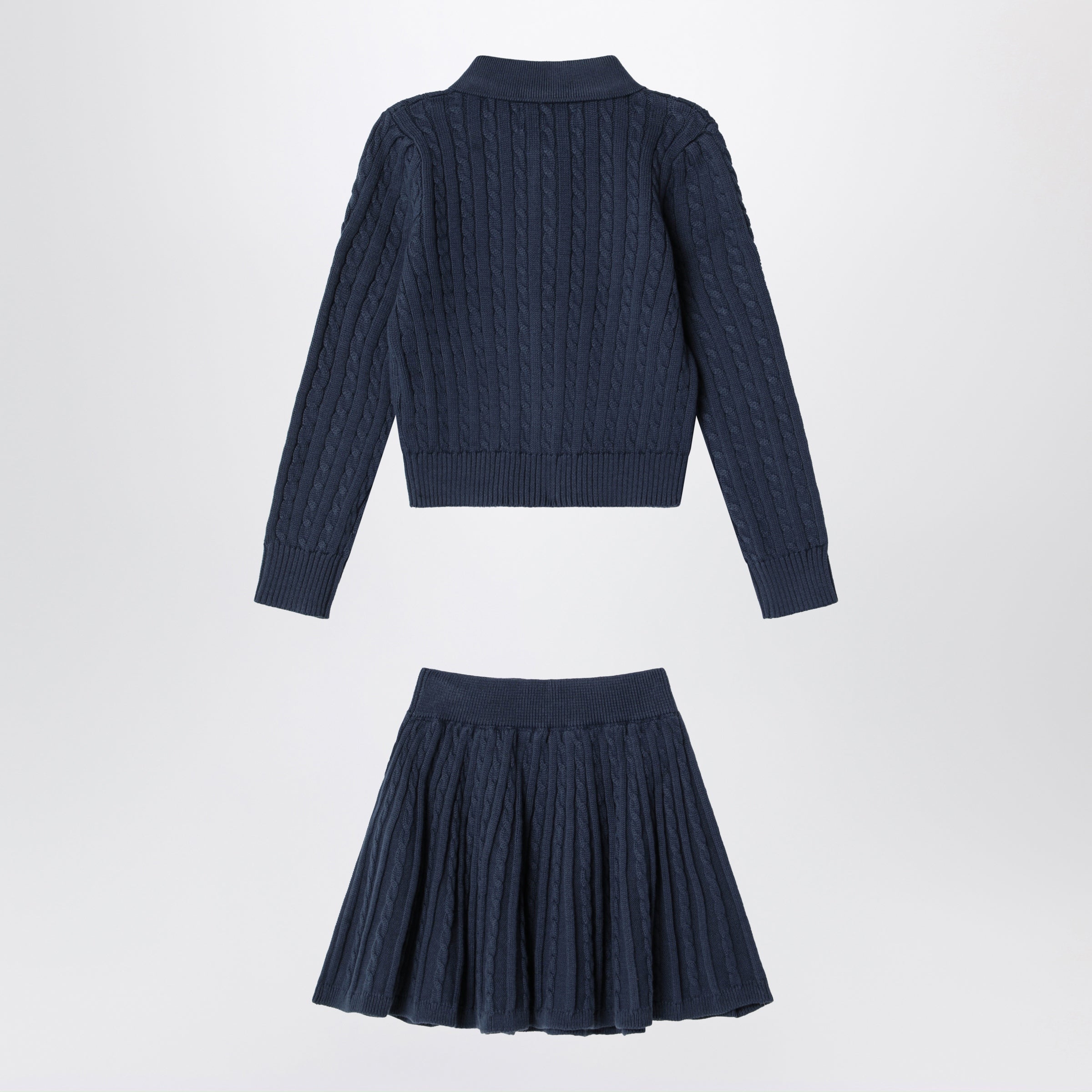 Polo Ralph Lauren Two-Piece Suit In Navy Blue Cotton