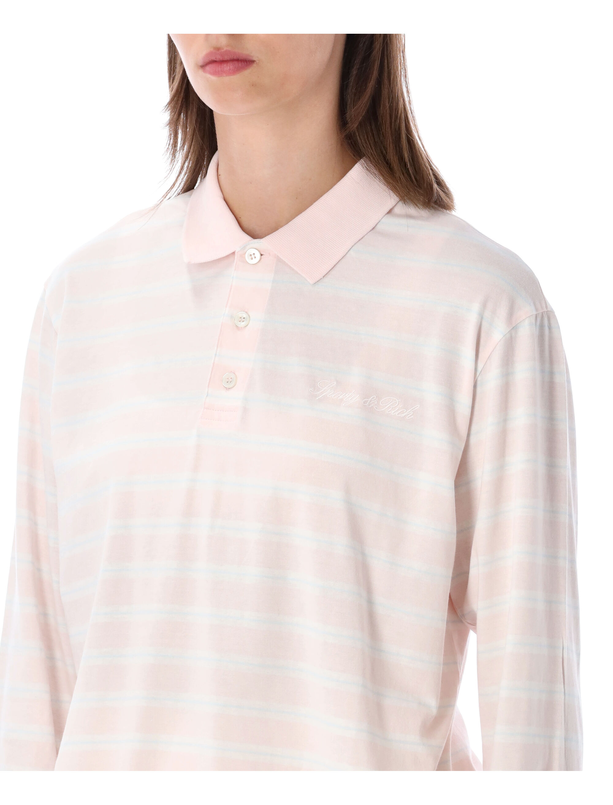 Sporty Rich Sporty & Rich Polo Striped