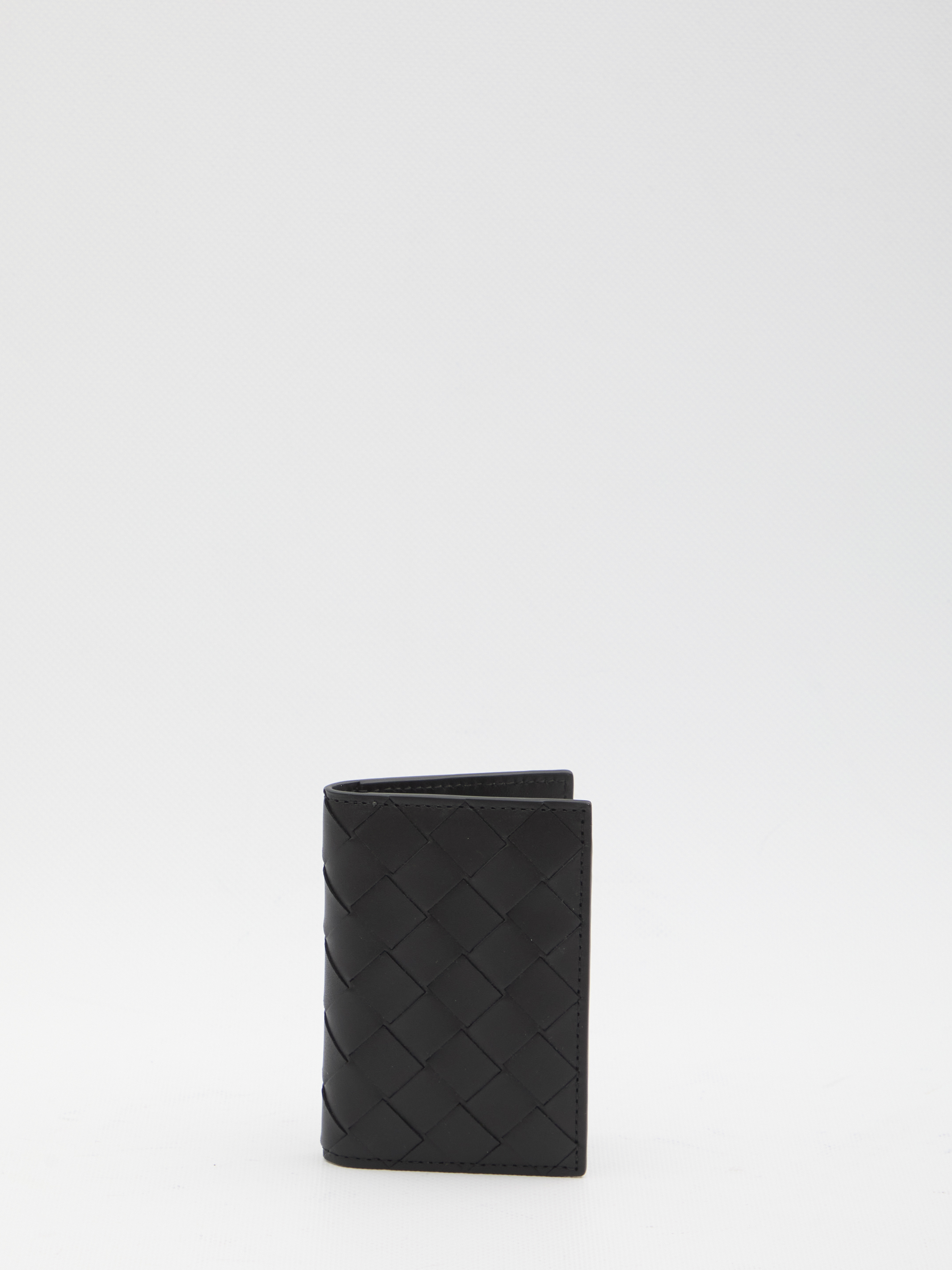Bottega Veneta Portacarte Intrecciato Con Patta