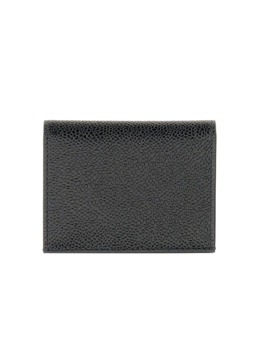 Thom Browne Portacarte Pieghevole Con Logo